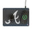 Atlanta Braves Linen 15-Watt Wireless Charger and Mouse Pad
