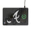 Atlanta Braves Monocolor Tilt 15-Watt Wireless Charger and Mouse Pad