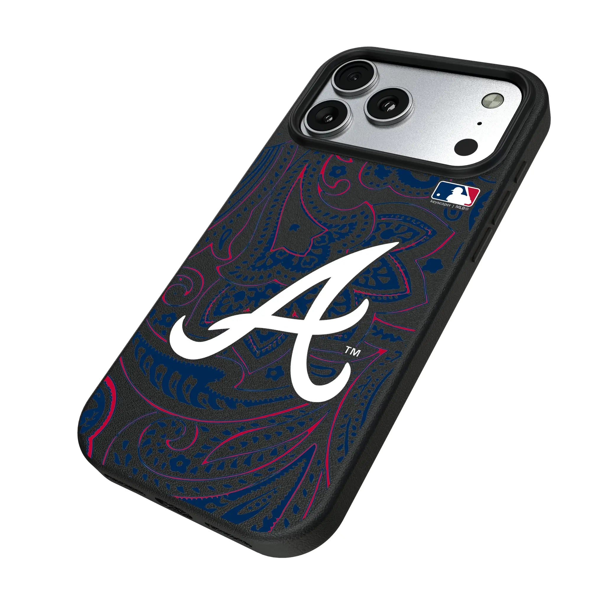 Atlanta Braves Paisley MagSafe Compatible Phone Case for Apple iPhone