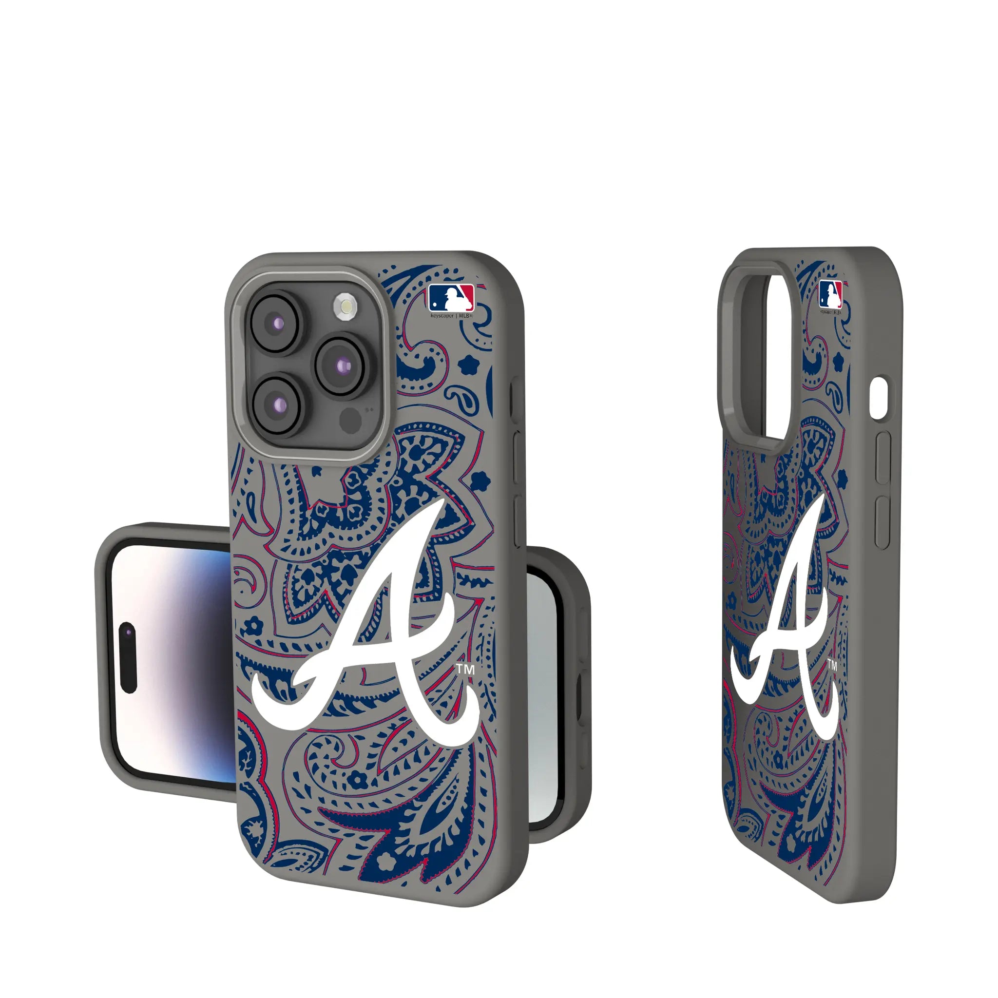 Atlanta Braves Paisley Soft Touch Phone Case