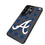 Atlanta Braves Plaid MagSafe Compatible Phone Case for Samsung Galaxy