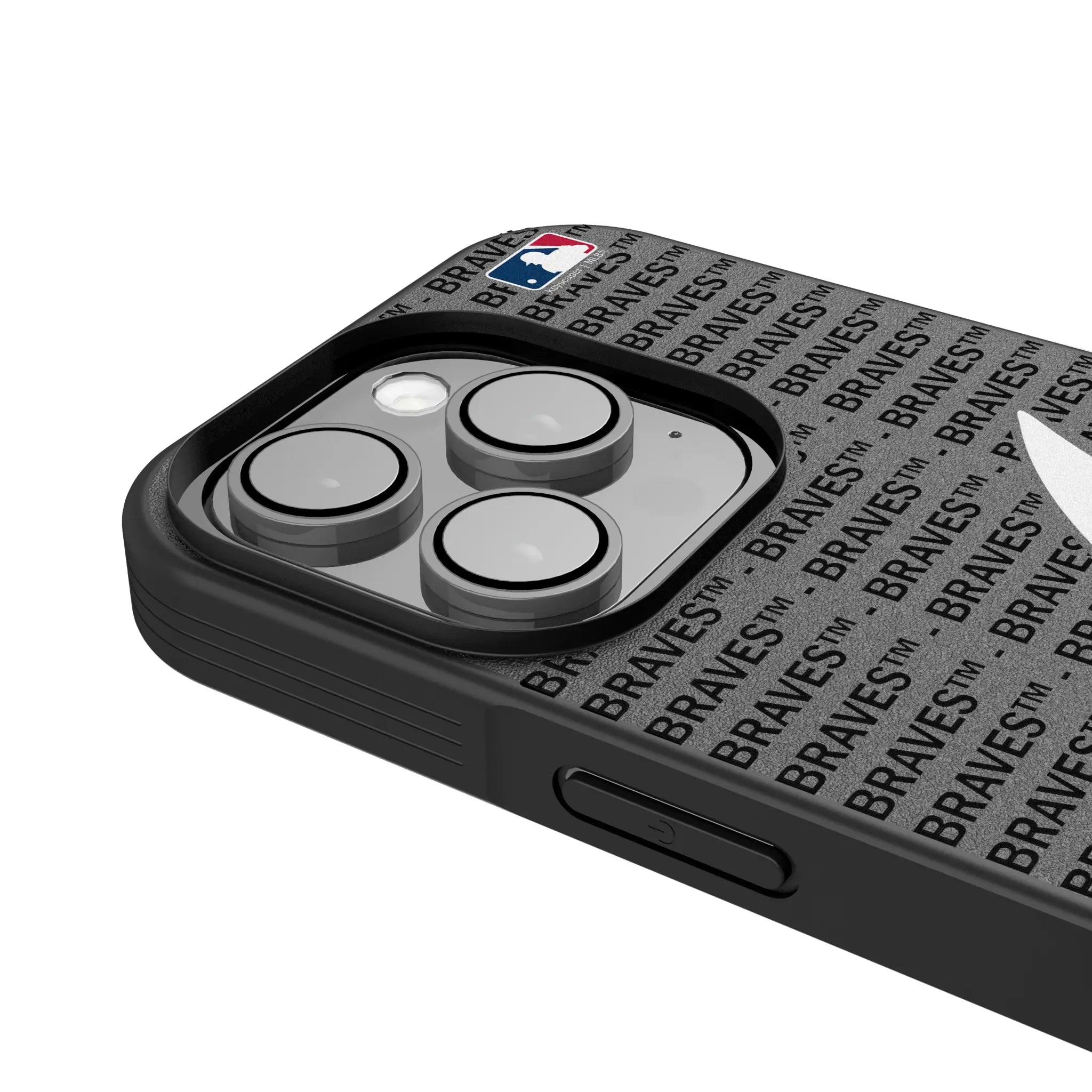 Atlanta Braves Text Backdrop Bump Phone Case