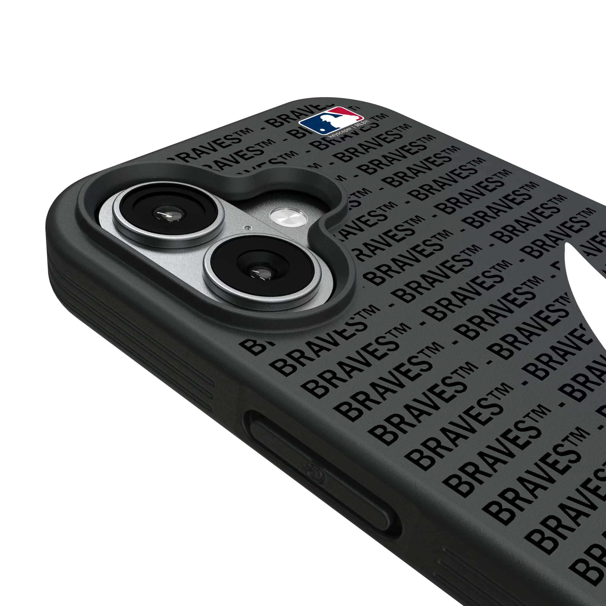 Atlanta Braves Text Backdrop Bump Phone Case