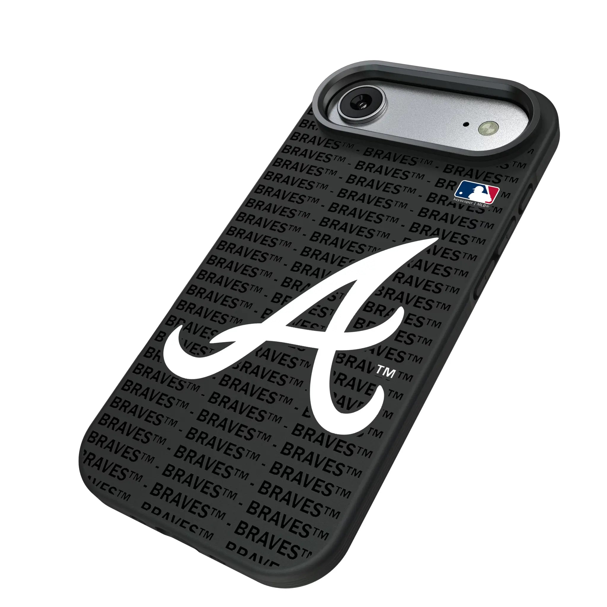 Atlanta Braves Text Backdrop Bump Phone Case