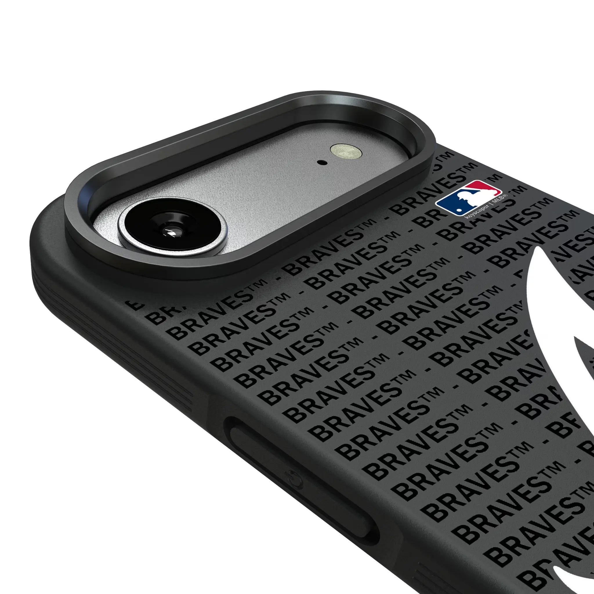 Atlanta Braves Text Backdrop Bump Phone Case