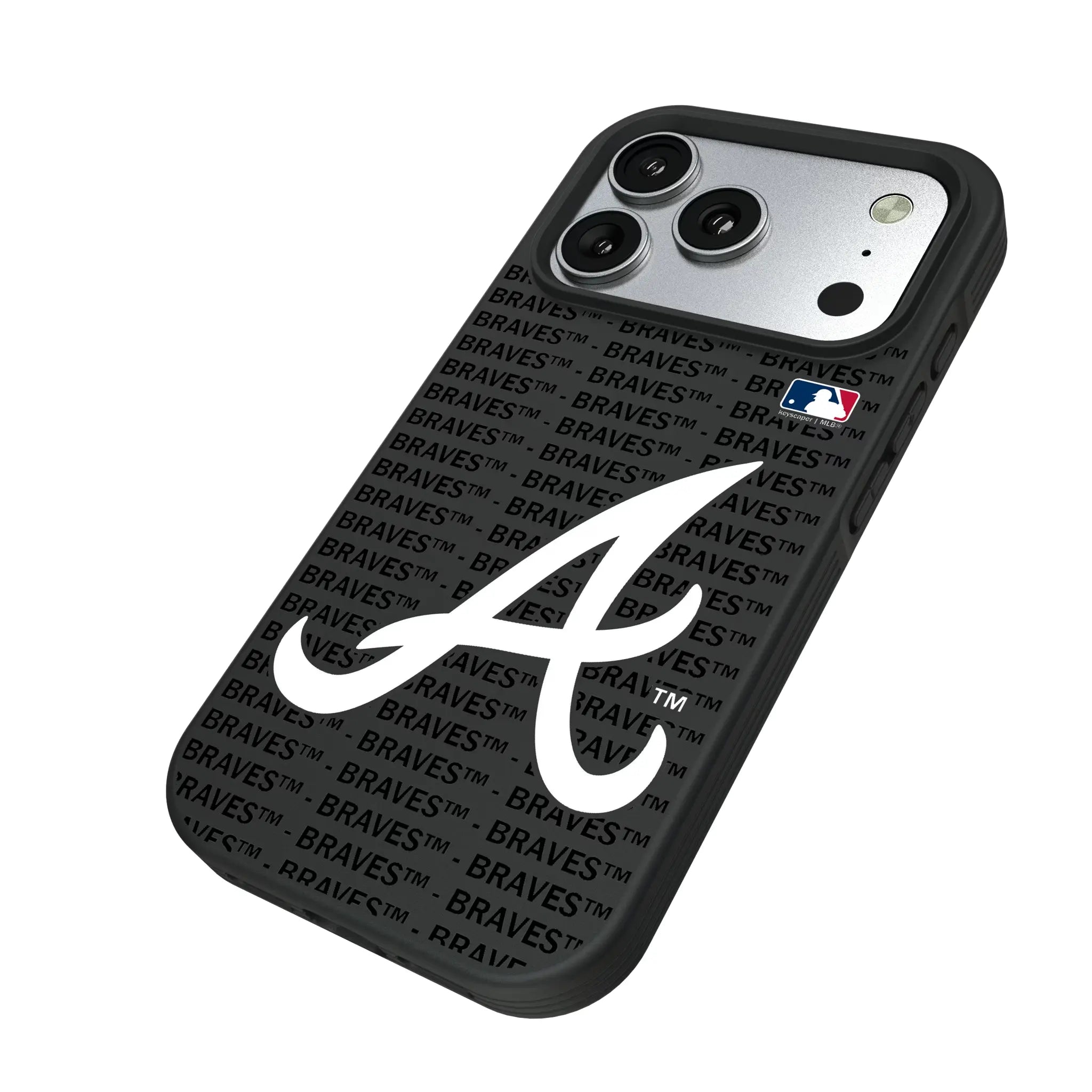 Atlanta Braves Text Backdrop Bump Phone Case