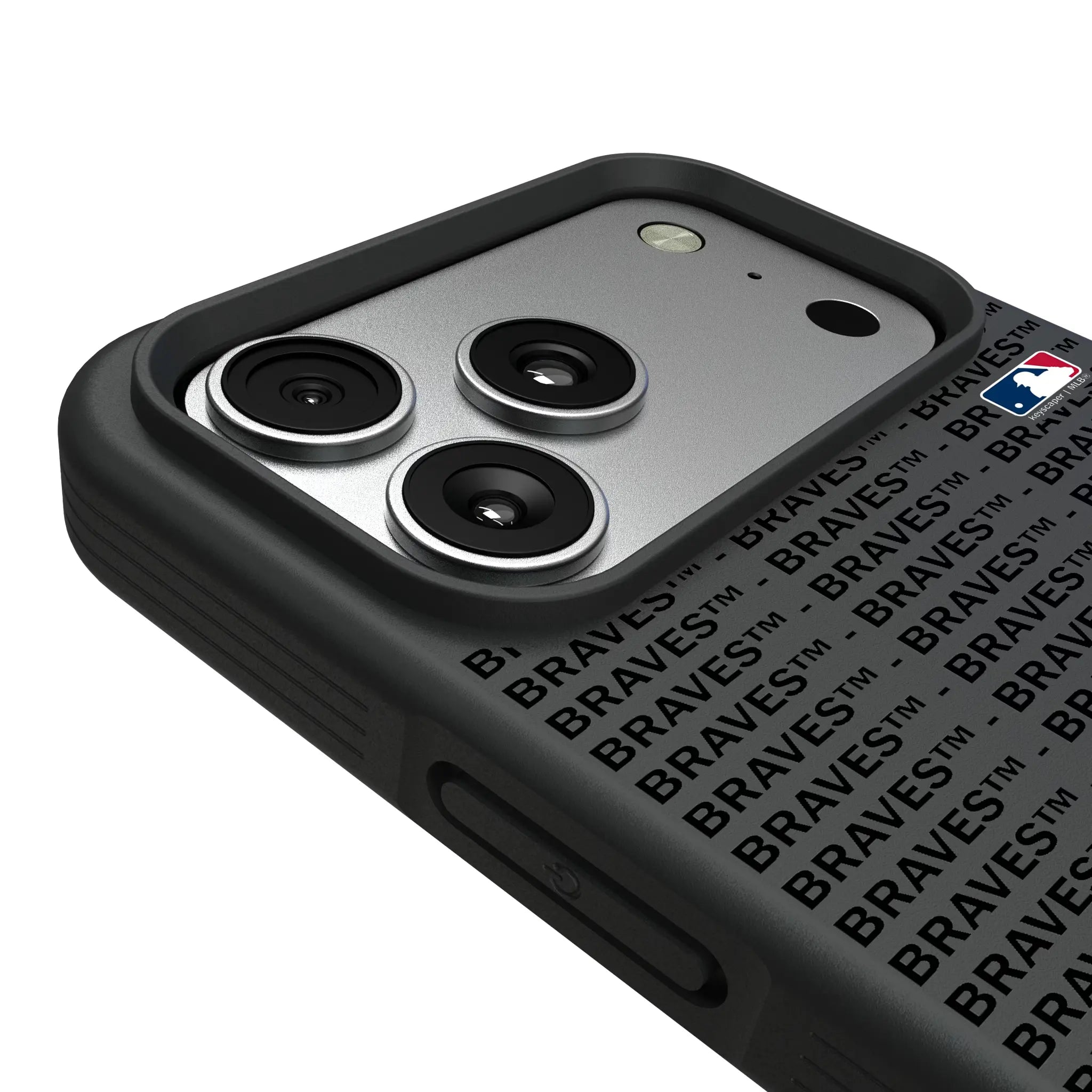 Atlanta Braves Text Backdrop Bump Phone Case