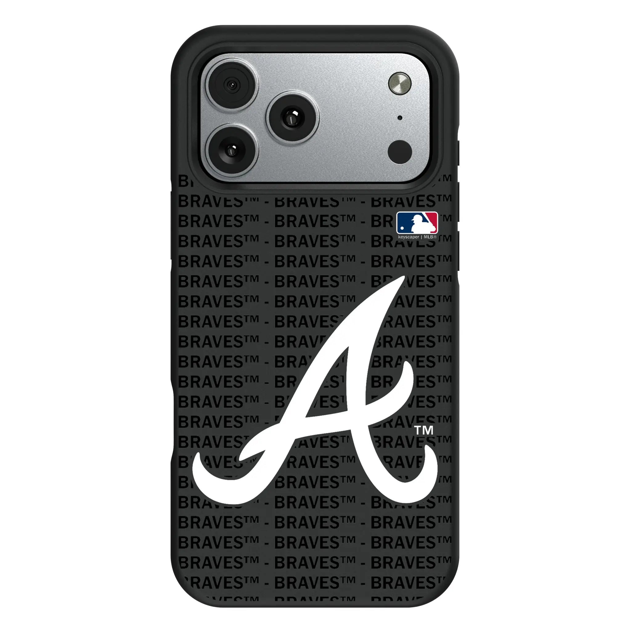 Atlanta Braves Text Backdrop Bump Phone Case