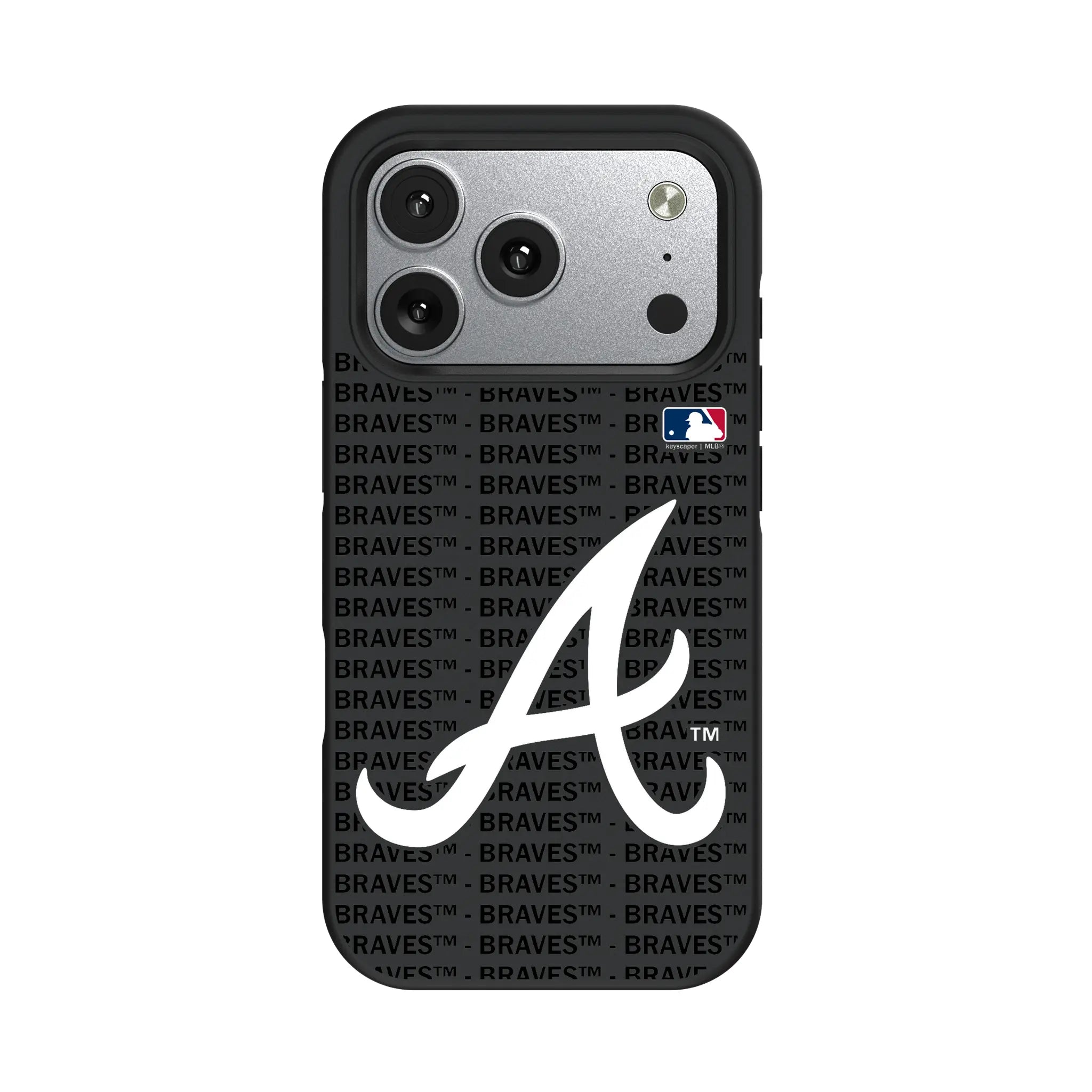 Atlanta Braves Text Backdrop Bump Phone Case