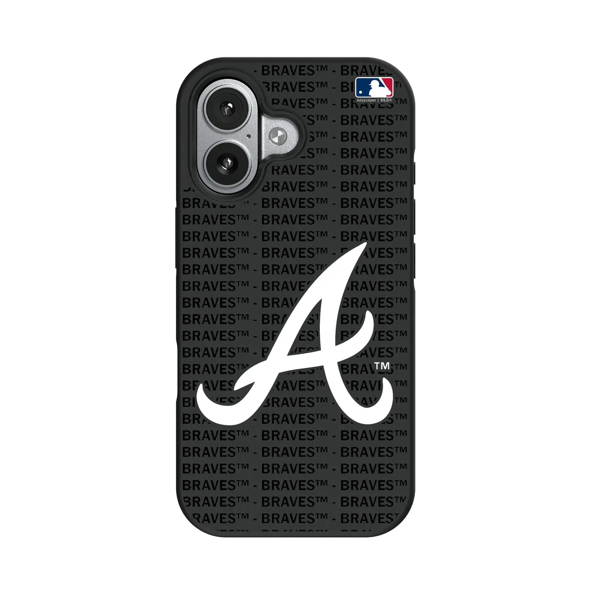 Atlanta Braves Text Backdrop Bump Phone Case