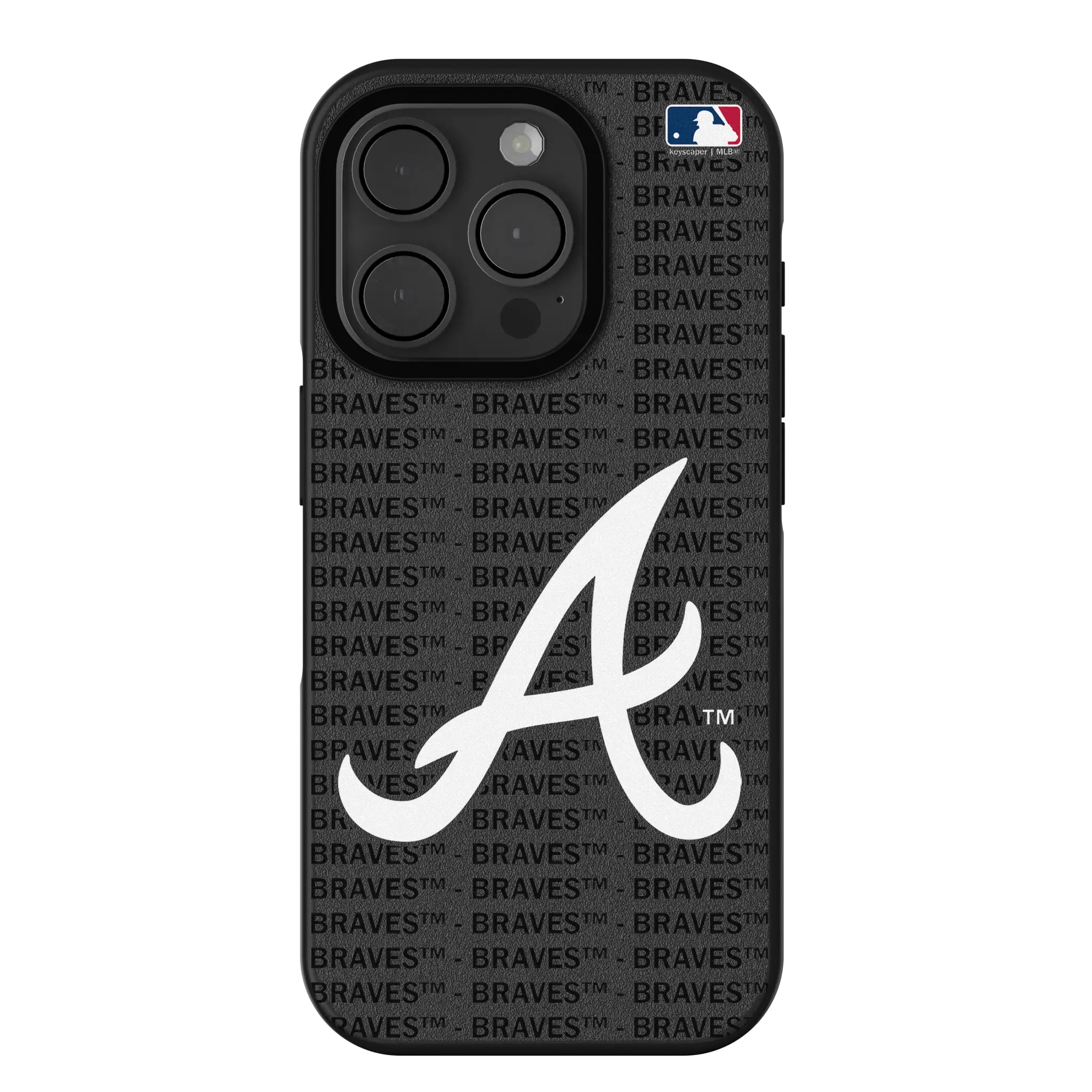 Atlanta Braves Text Backdrop Bump Phone Case