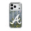 Atlanta Braves Text Backdrop Glitter Phone Case