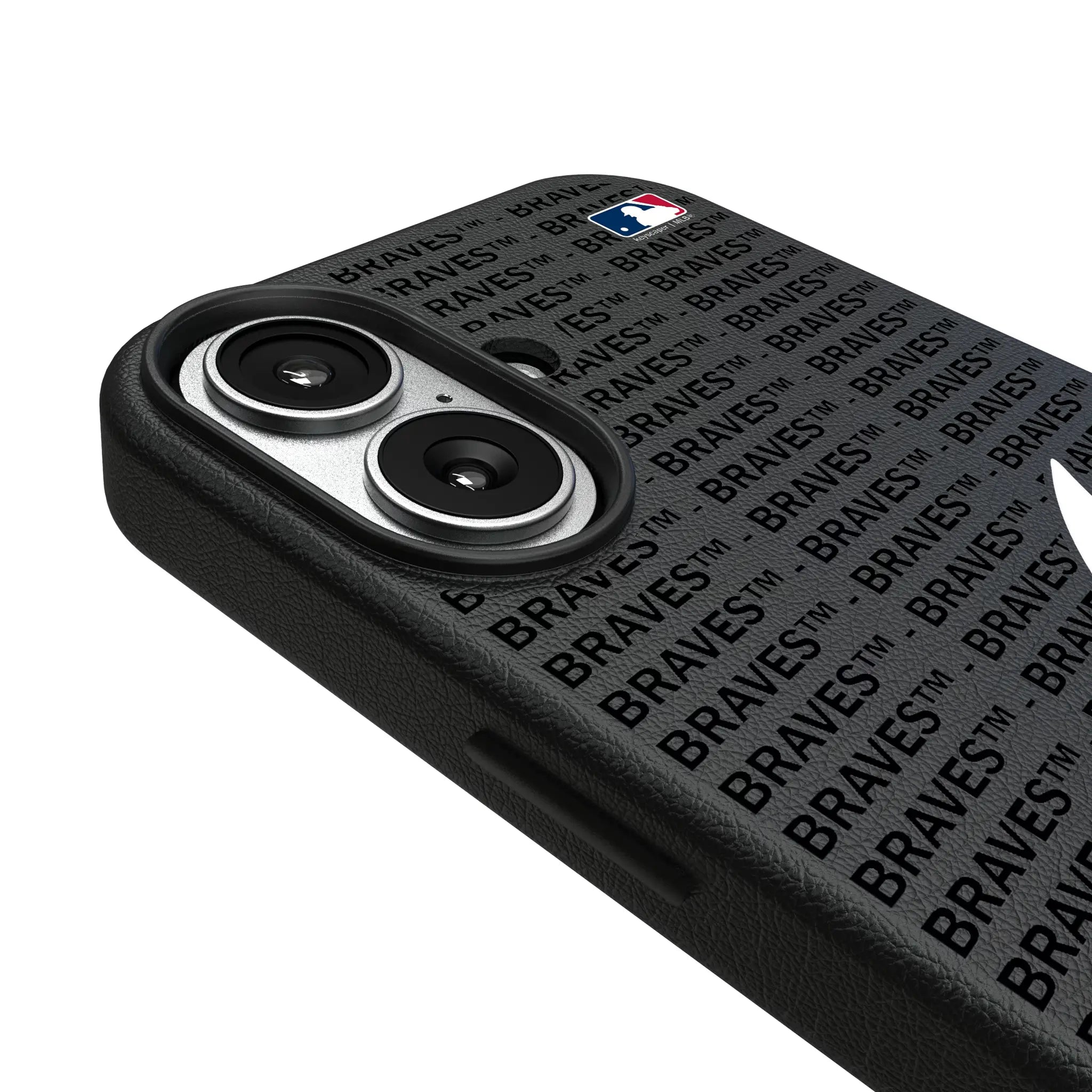 Atlanta Braves Text Backdrop MagSafe Compatible Phone Case for Apple iPhone