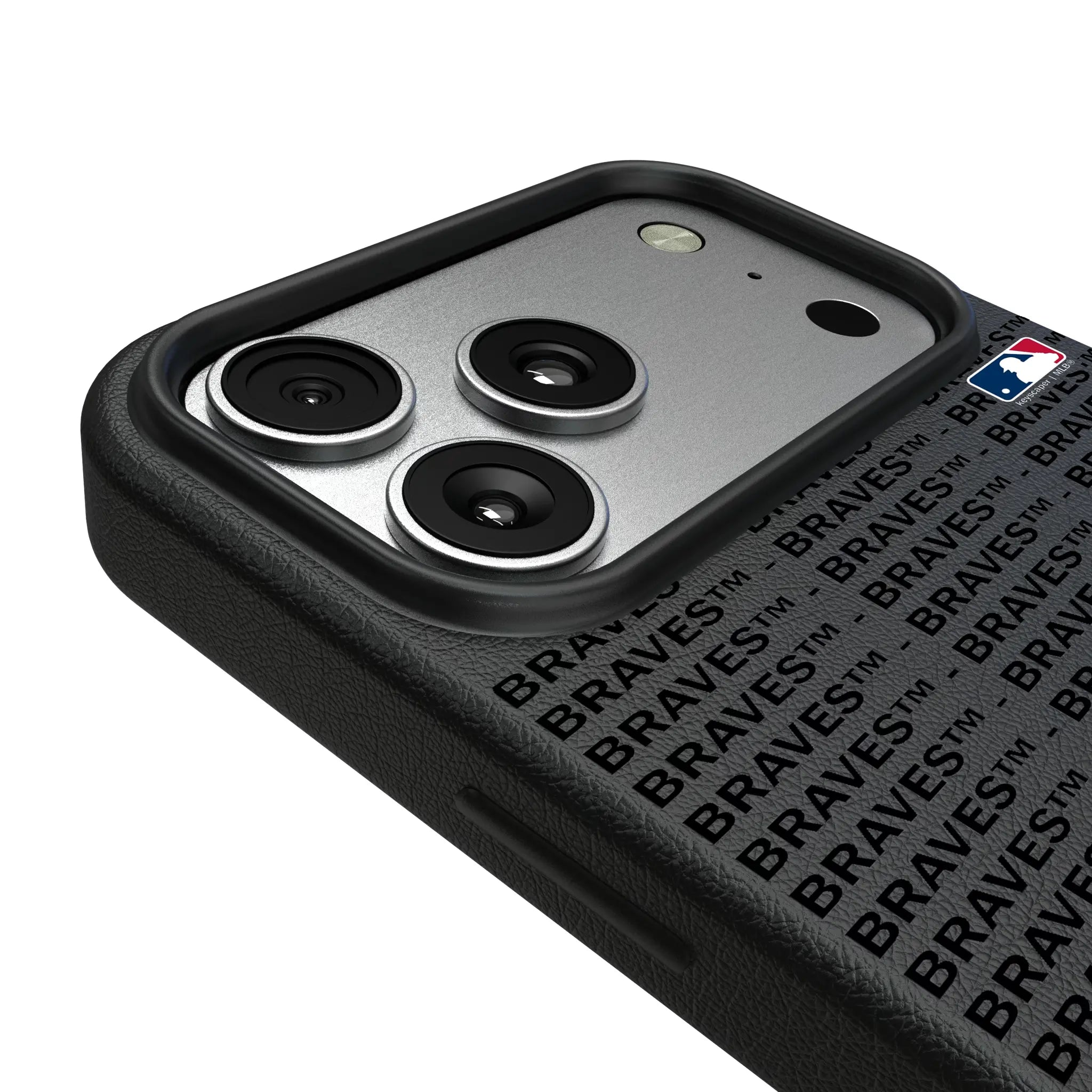 Atlanta Braves Text Backdrop MagSafe Compatible Phone Case for Apple iPhone