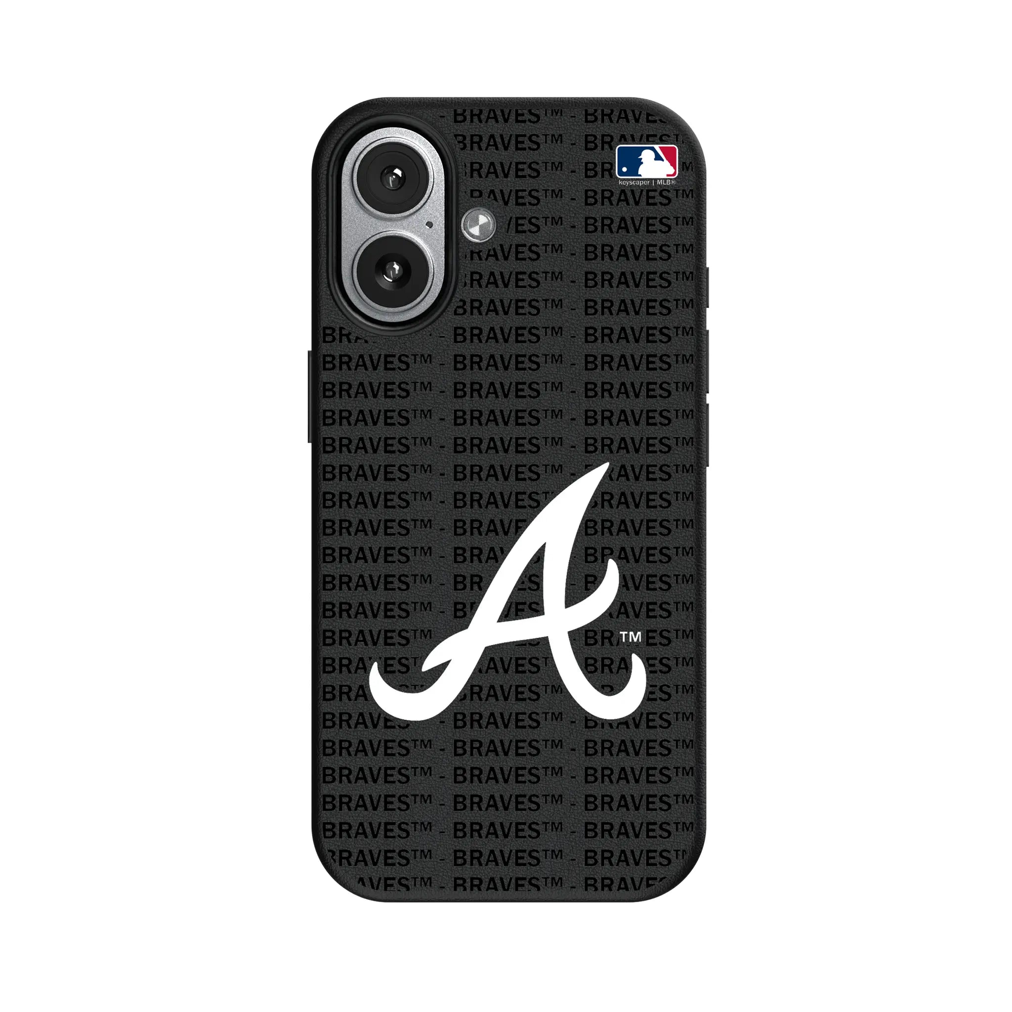 Atlanta Braves Text Backdrop MagSafe Compatible Phone Case for Apple iPhone