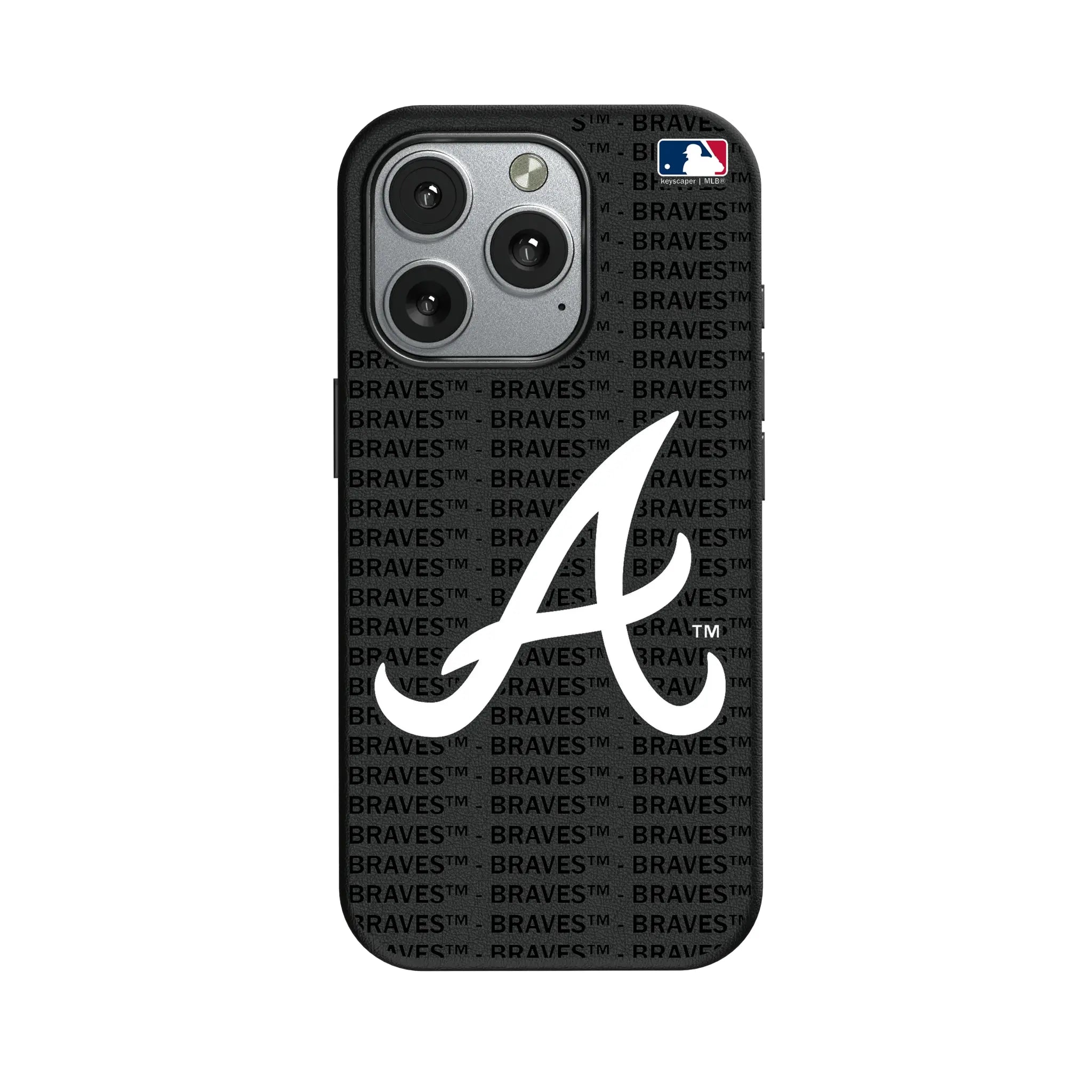Atlanta Braves Text Backdrop MagSafe Compatible Phone Case for Apple iPhone