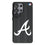 Atlanta Braves Text Backdrop MagSafe Compatible Phone Case for Samsung Galaxy