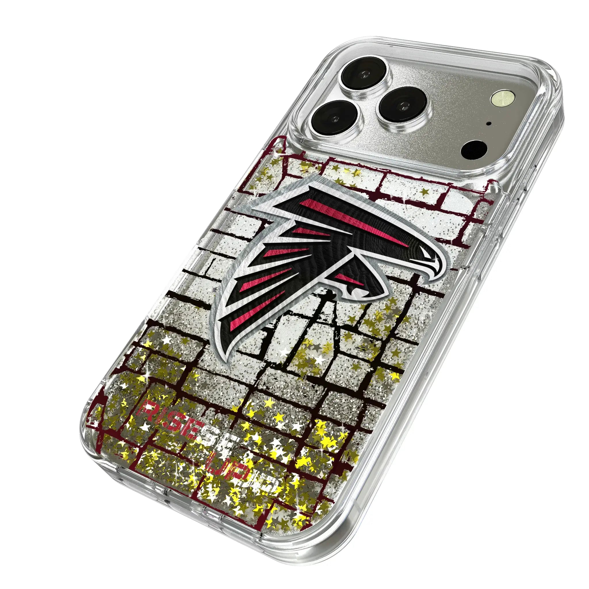Atlanta Falcons Brick Glitter Phone Case for Apple iPhone