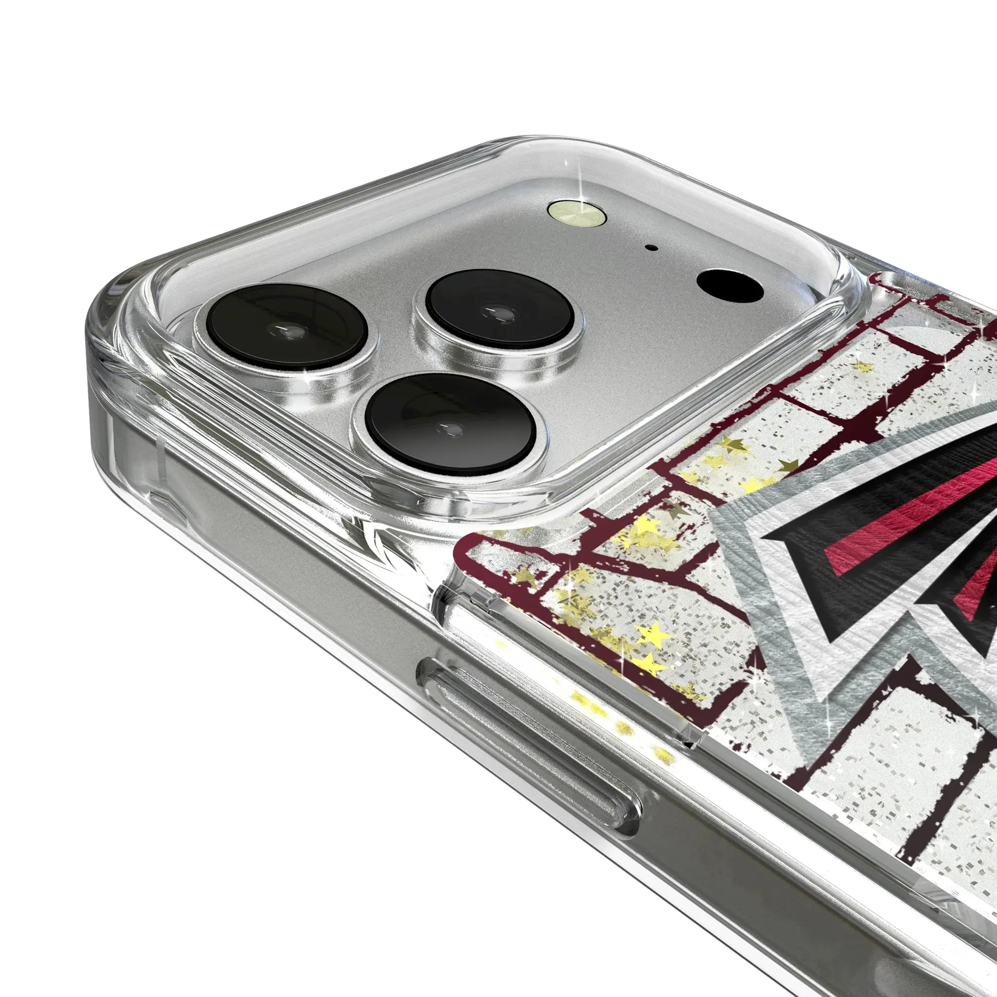 Atlanta Falcons Brick Glitter Phone Case for Apple iPhone