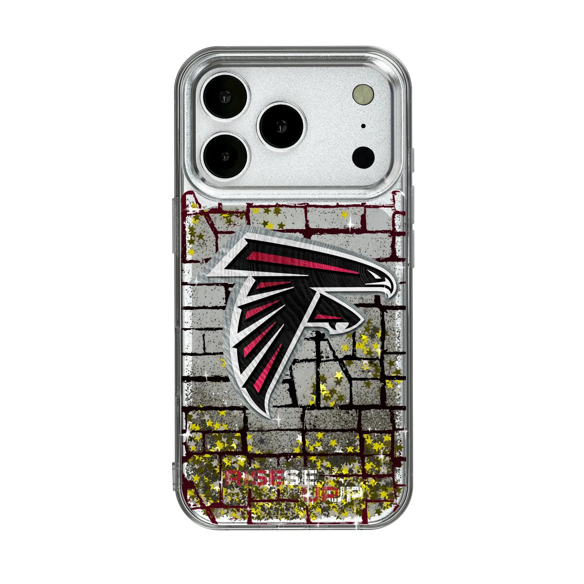 Atlanta Falcons Brick Glitter Phone Case for Apple iPhone
