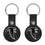 Atlanta Falcons Classic  Insignia Black Airtag Holder 2-Pack