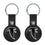 Atlanta Falcons Classic  Insignia Black Airtag Holder 2-Pack