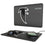 Atlanta Falcons Classic Linen 15-Watt Wireless Charger and Mouse Pad