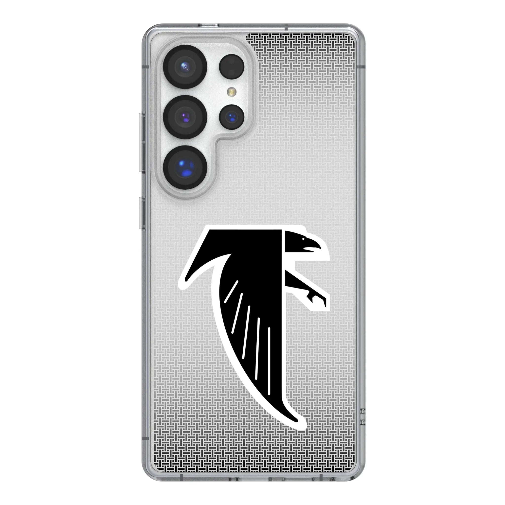 Atlanta Falcons Classic Linen Clear Phone Case for Samsung Galaxy