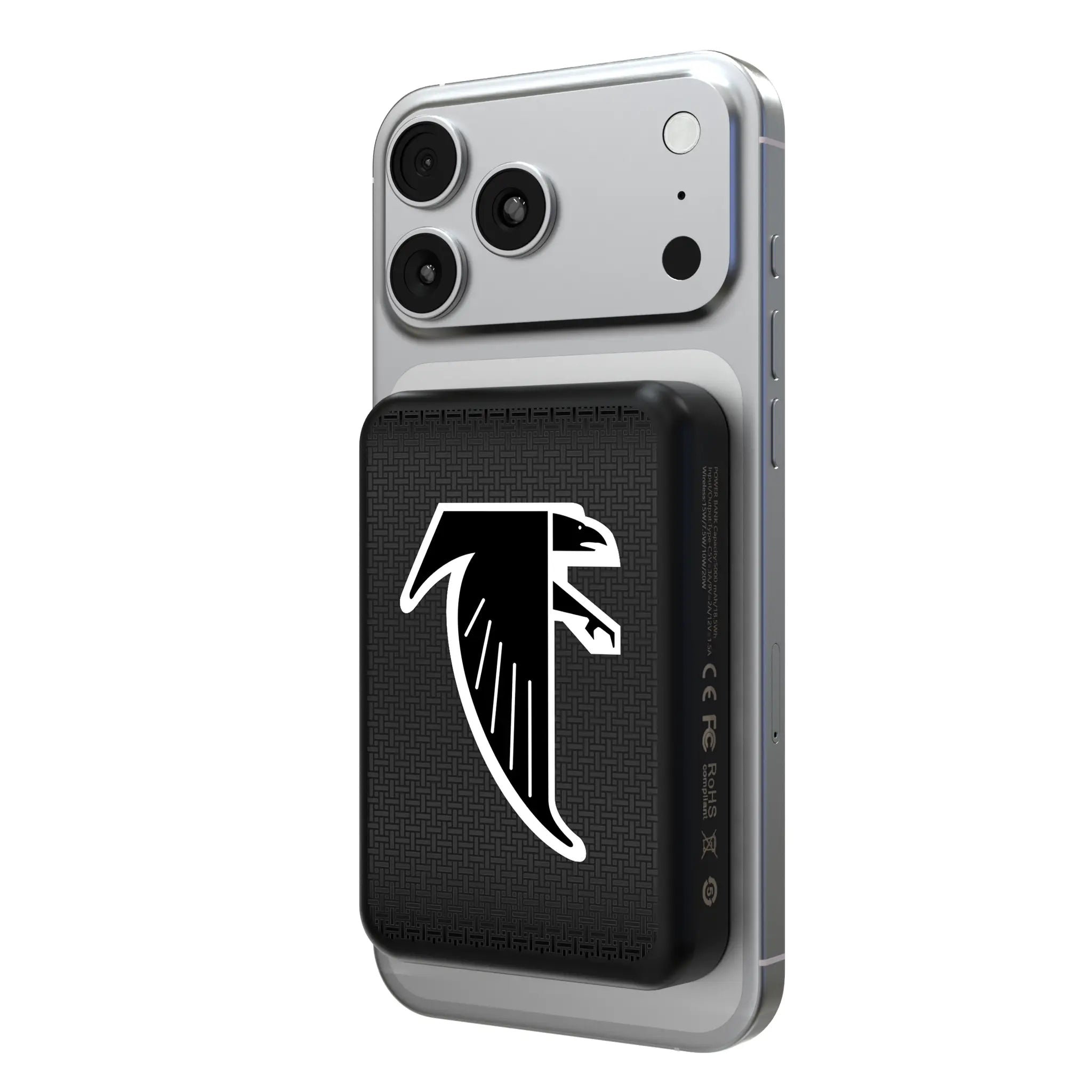 Atlanta Falcons Classic  Linen Wireless Mag Power Bank