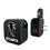 Atlanta Falcons Classic  Text Backdrop 2 in 1 USB A/C Charger