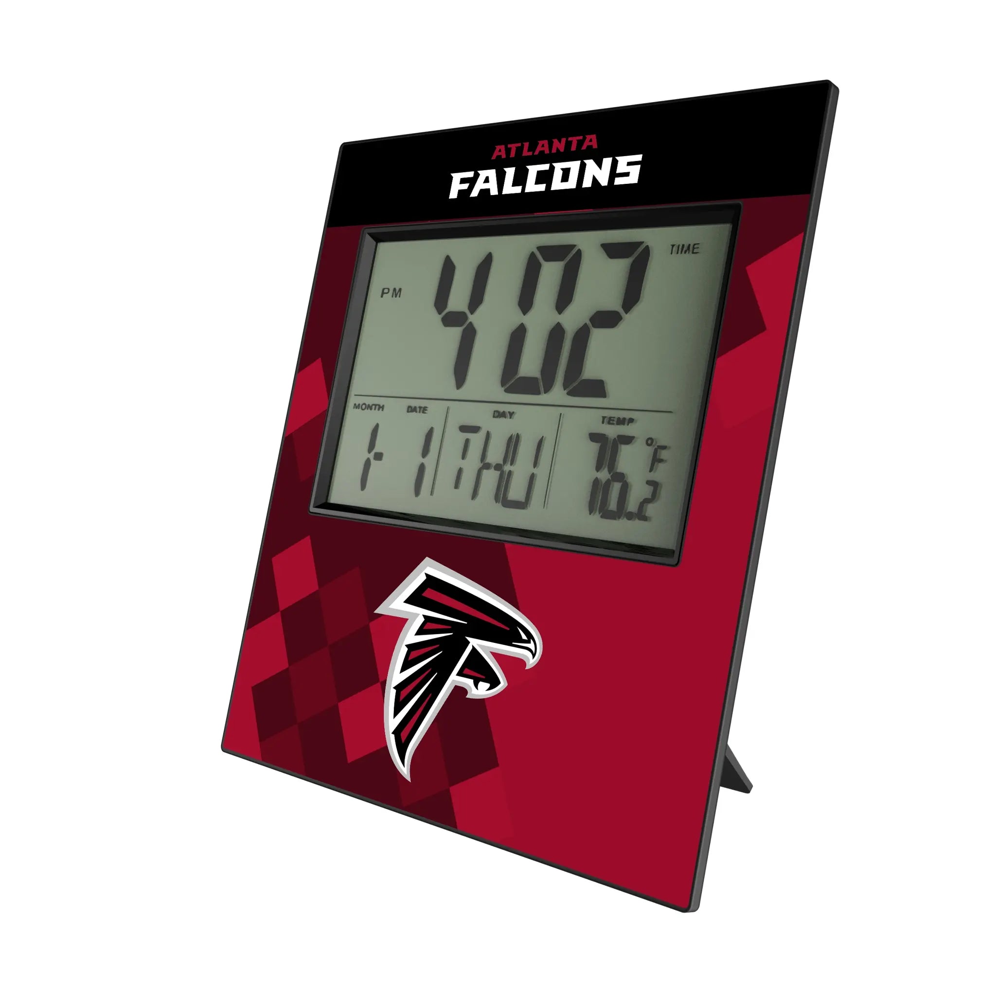 Atlanta Falcons Color Block Wall Clock