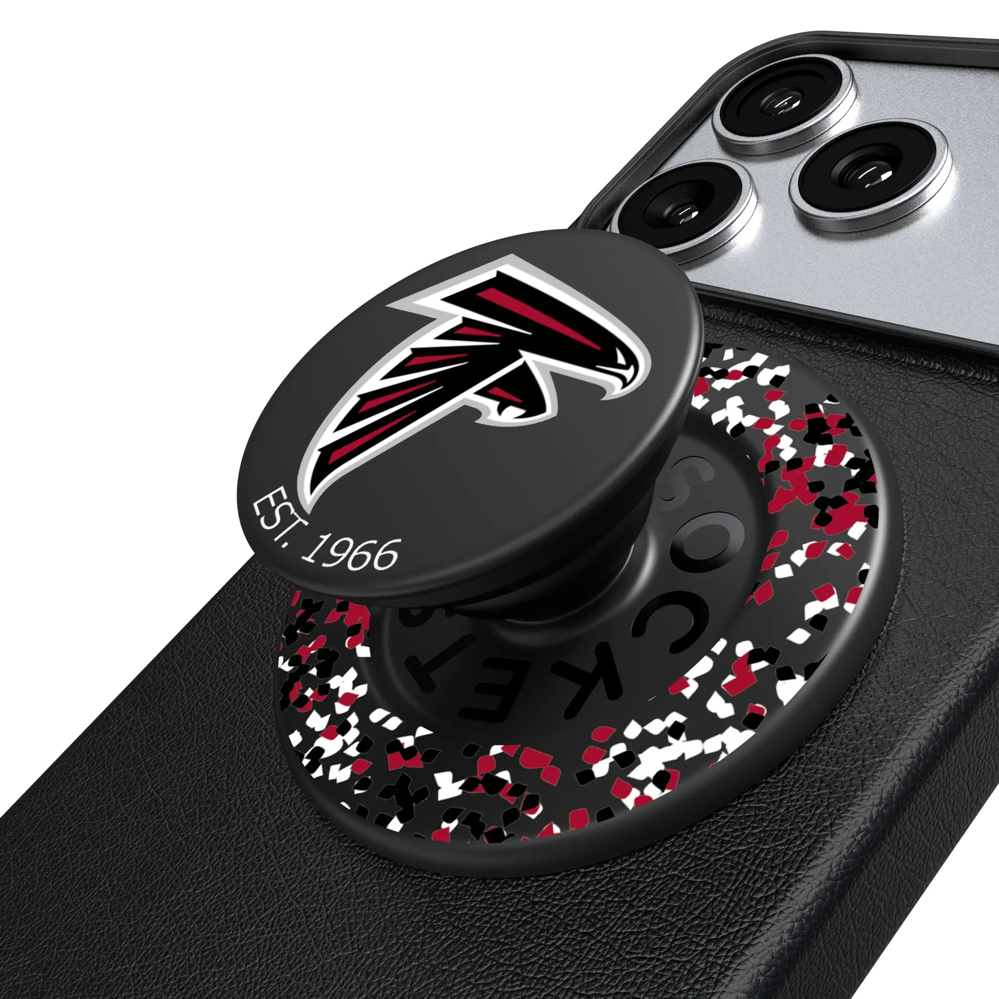 Atlanta Falcons Confetti PopSockets Magnetic Phone Grip and Stand