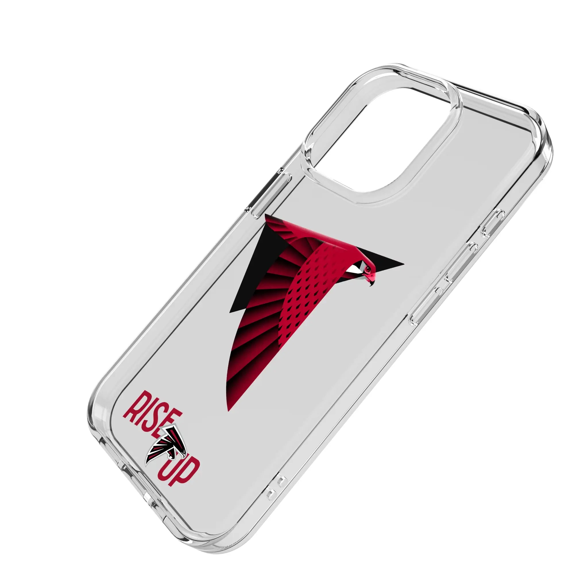 Atlanta Falcons 2024 Edition Clear Phone Case for Apple iPhone