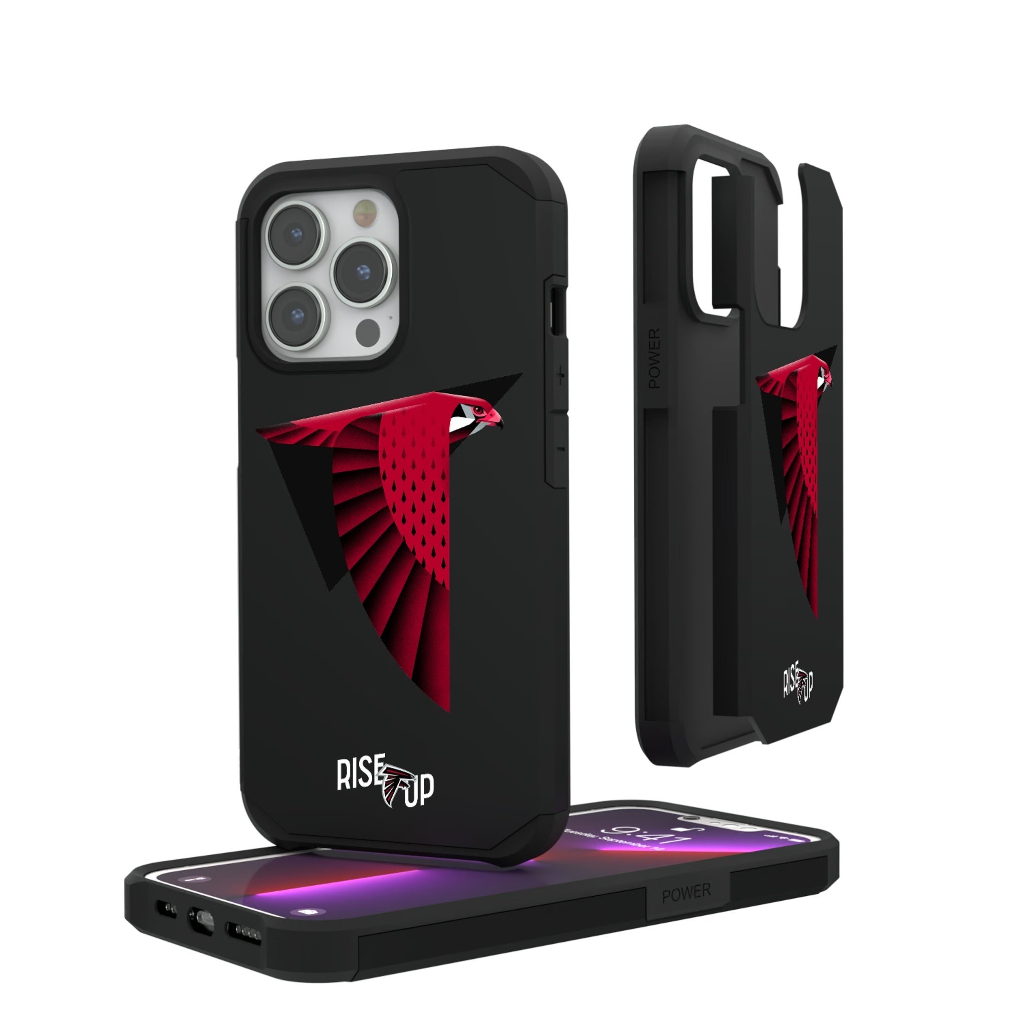 Atlanta Falcons 2024 Illustrated Limited Edition Rugged Phone Case - Sports Gifts, Sports Memorabilia, Sports Collectibles, Fan Shop