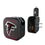 Atlanta Falcons Linen 2 in 1 USB A/C Charger