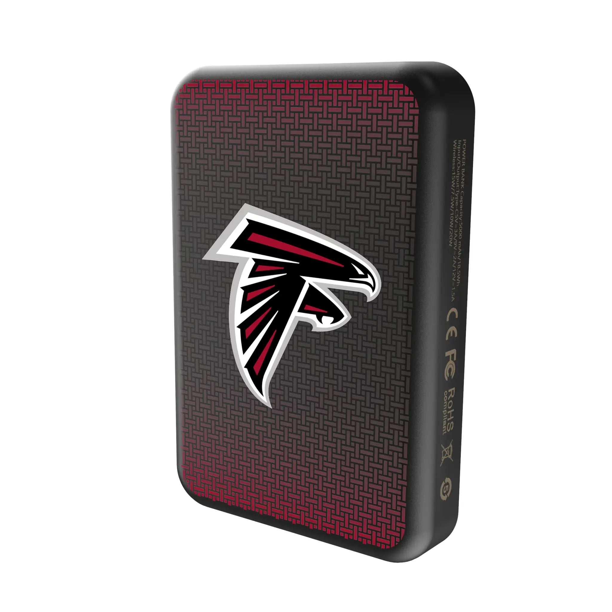 Atlanta Falcons Linen Wireless Mag Power Bank
