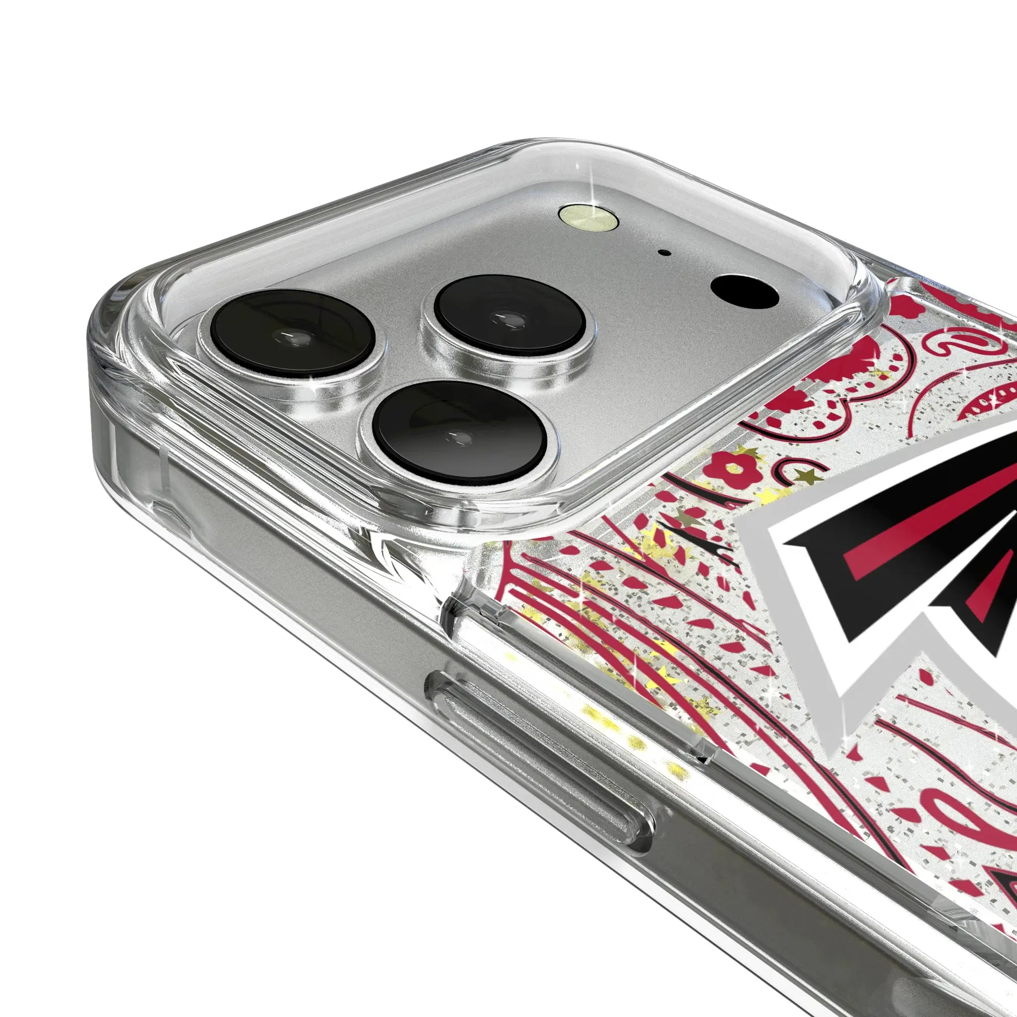 Atlanta Falcons Paisley Glitter Phone Case