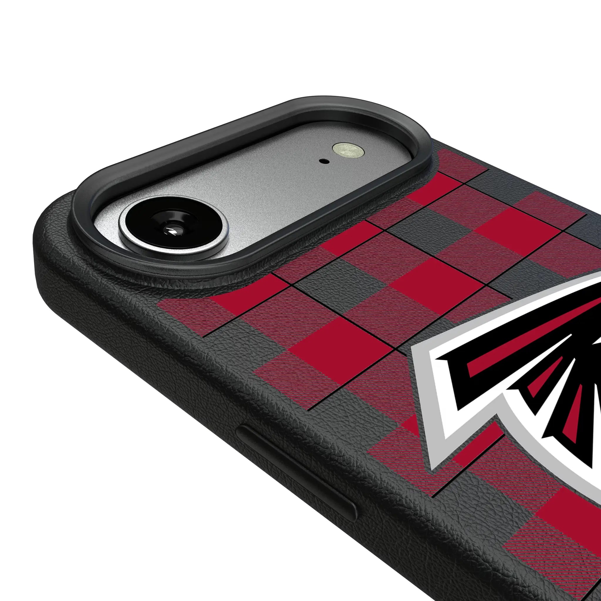 Atlanta Falcons Plaid MagSafe Compatible Phone Case for Apple iPhone