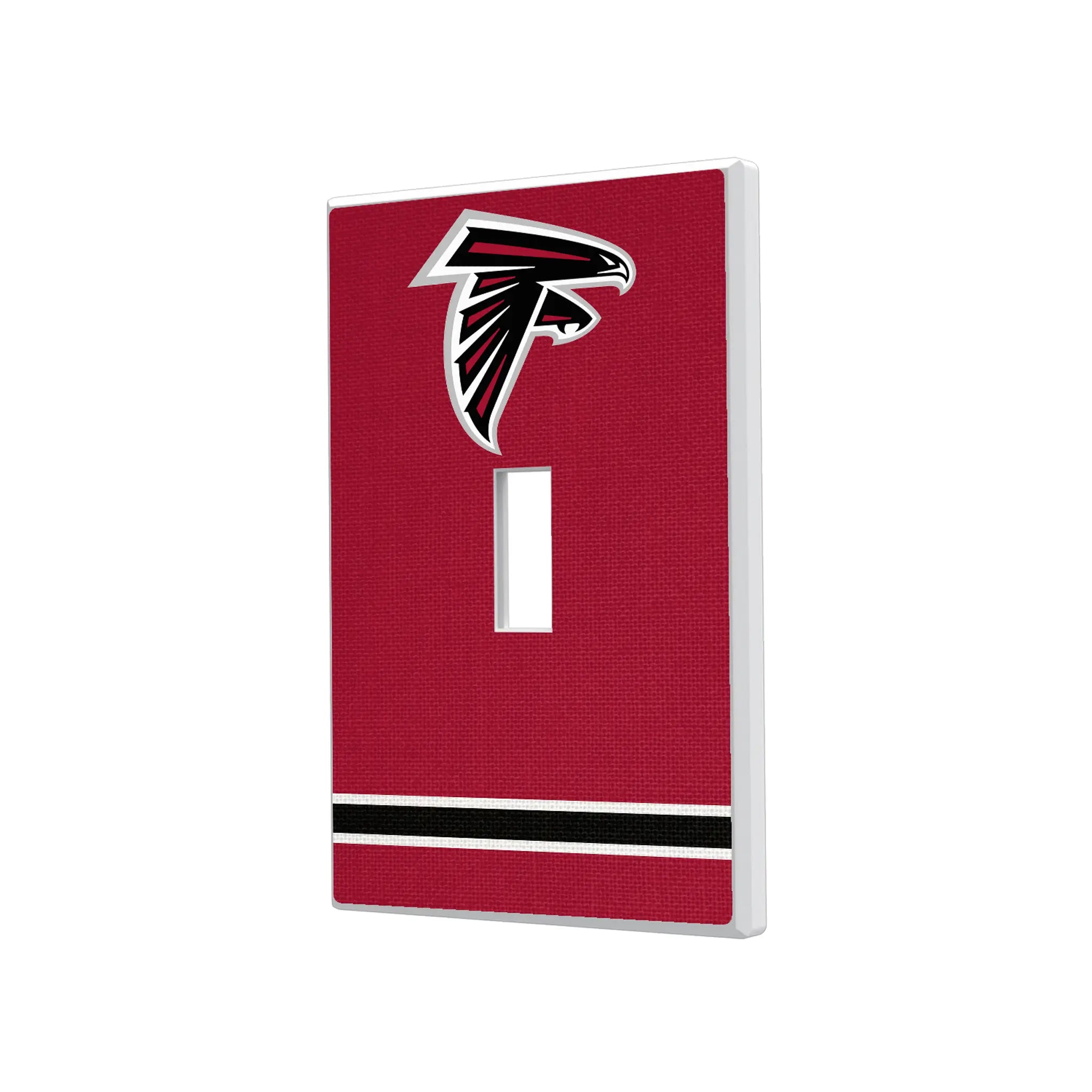 Atlanta Falcons Stripe Hidden-Screw Light Switch Plate