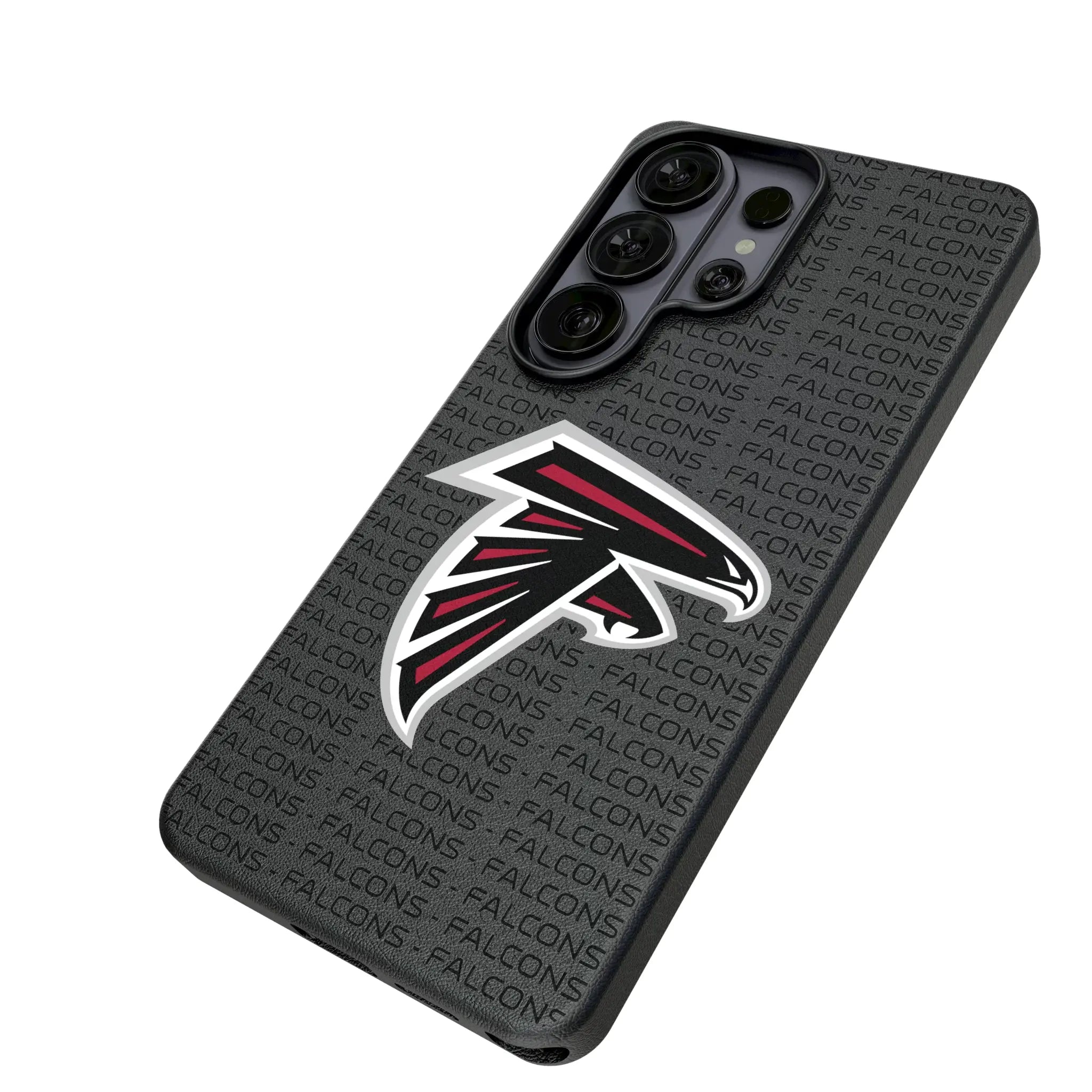 Atlanta Falcons Text Backdrop MagSafe Compatible Phone Case for Samsung Galaxy