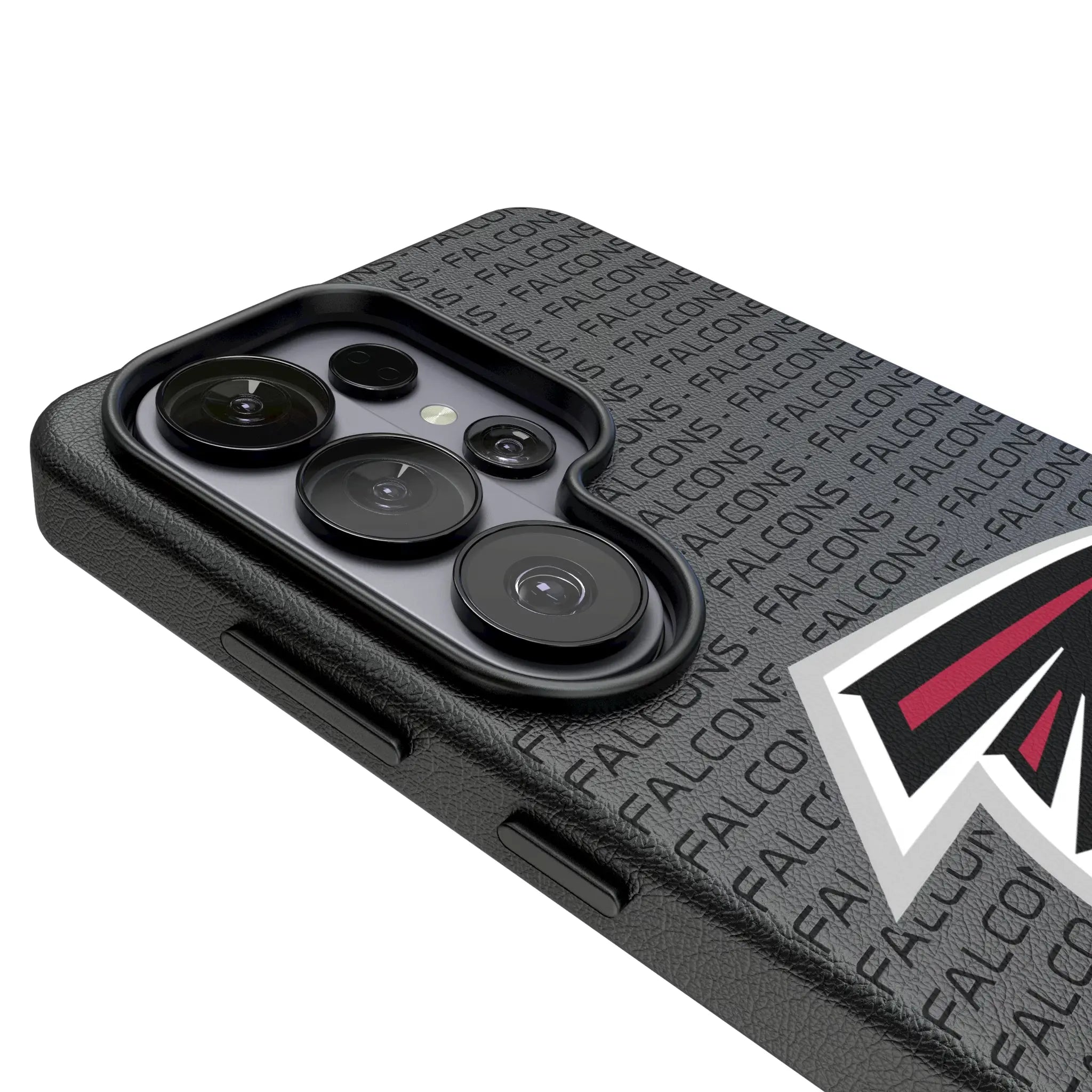 Atlanta Falcons Text Backdrop MagSafe Compatible Phone Case for Samsung Galaxy