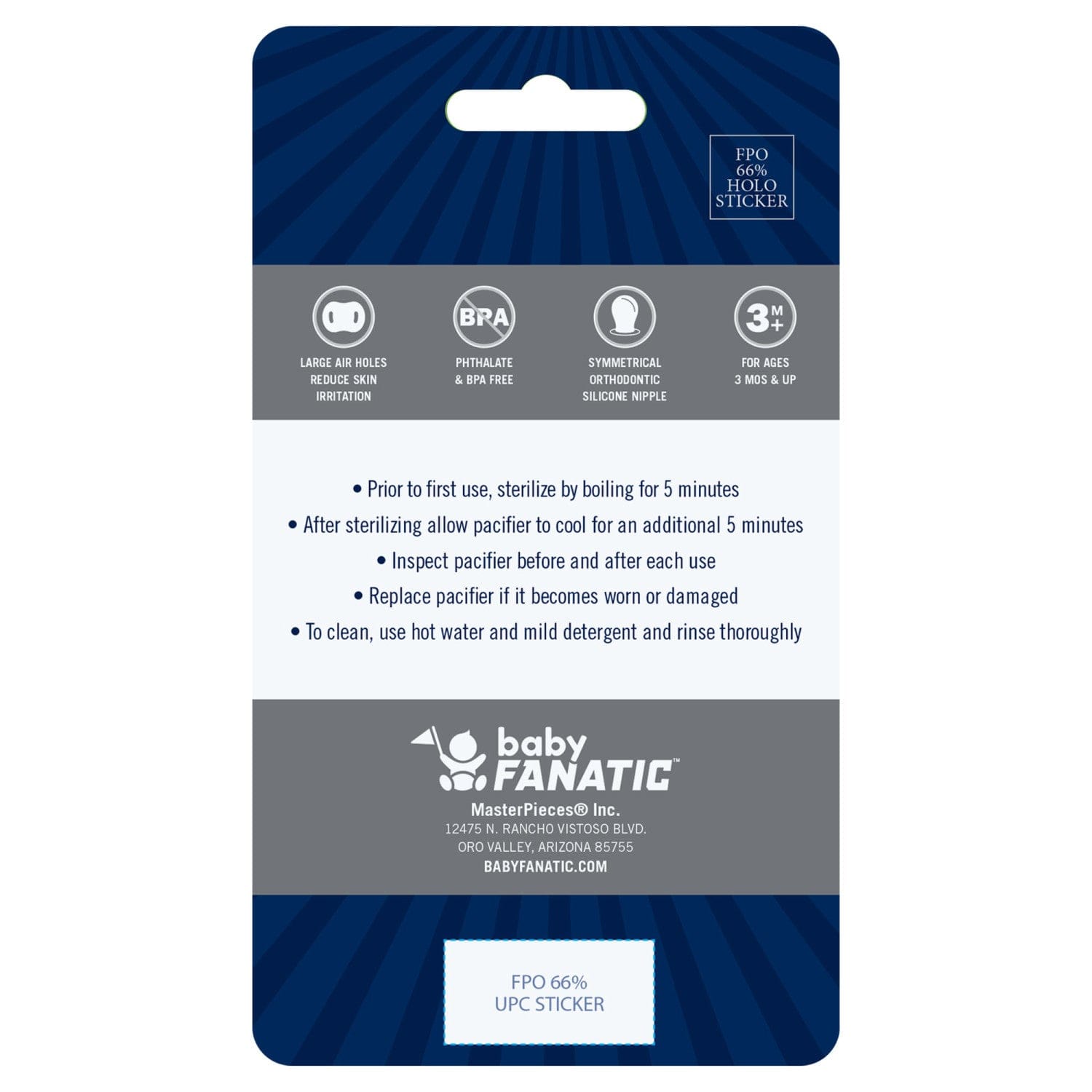 BYU Cougars Pacifier 2-Pack for Babies - Sports Gifts, Sports Memorabilia, Sports Collectibles, Fan Shop