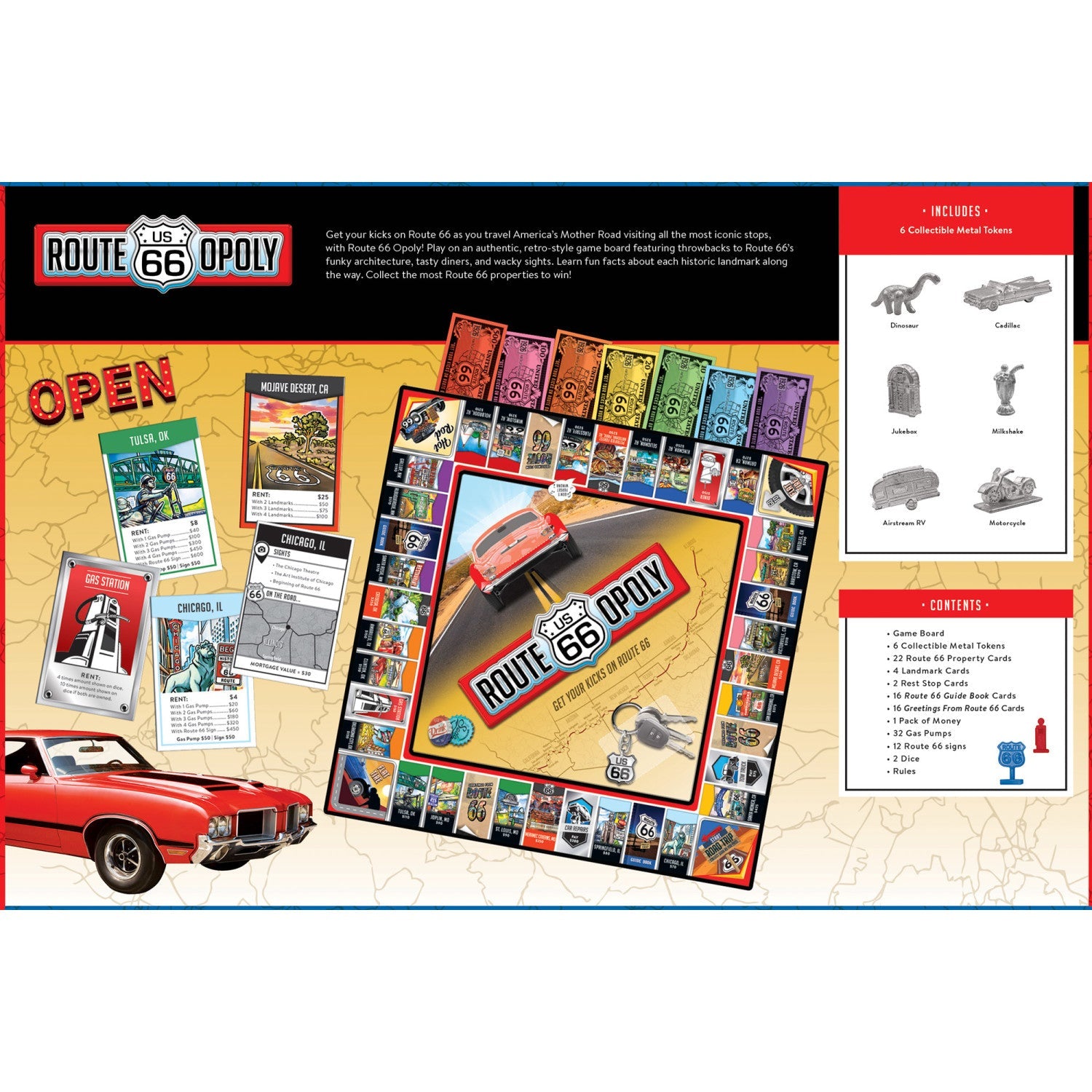 Route 66 Opoly - 757 Sports Collectibles