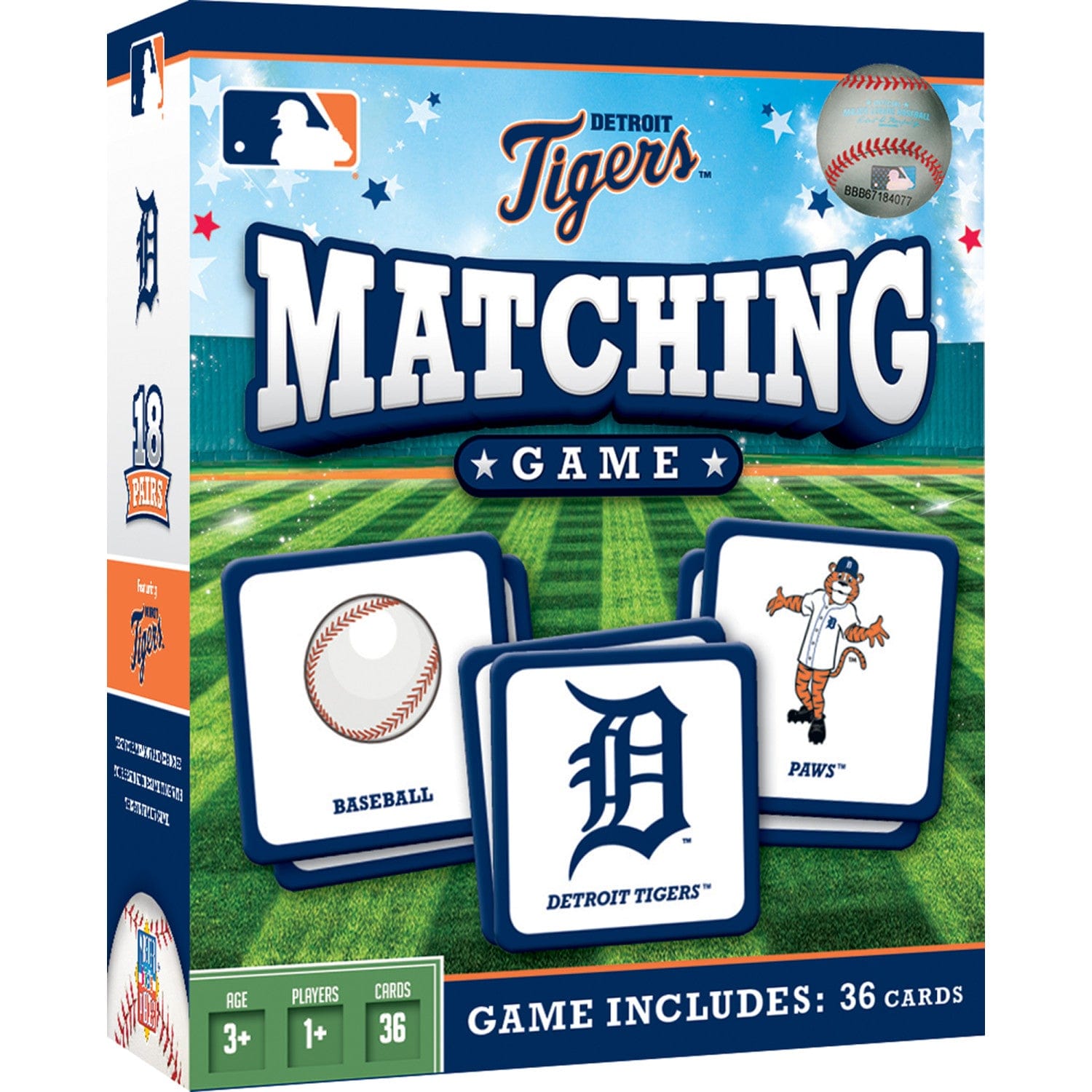 Detroit Tigers Memory Matching Game - Sports Gifts, Sports Memorabilia, Sports Collectibles, Fan Shop