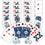 Dallas Cowboys 2-Pack Playing Cards and Dice Set