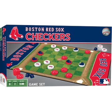 MasterPieces - Boston Red Sox Checkers - Sports Gifts, Sports Memorabilia, Sports Collectibles, Fan Shop