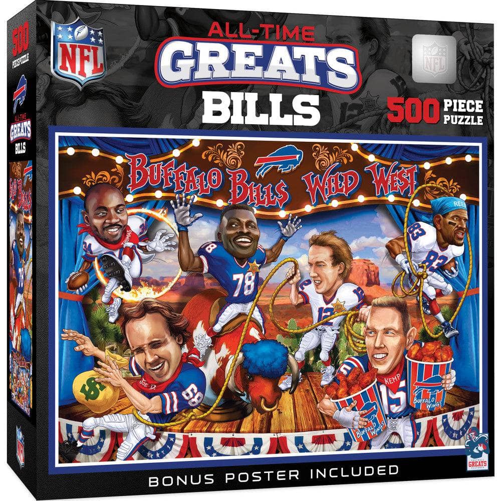 Buffalo Bills All Time Greats 500 Piece Jigsaw Puzzle