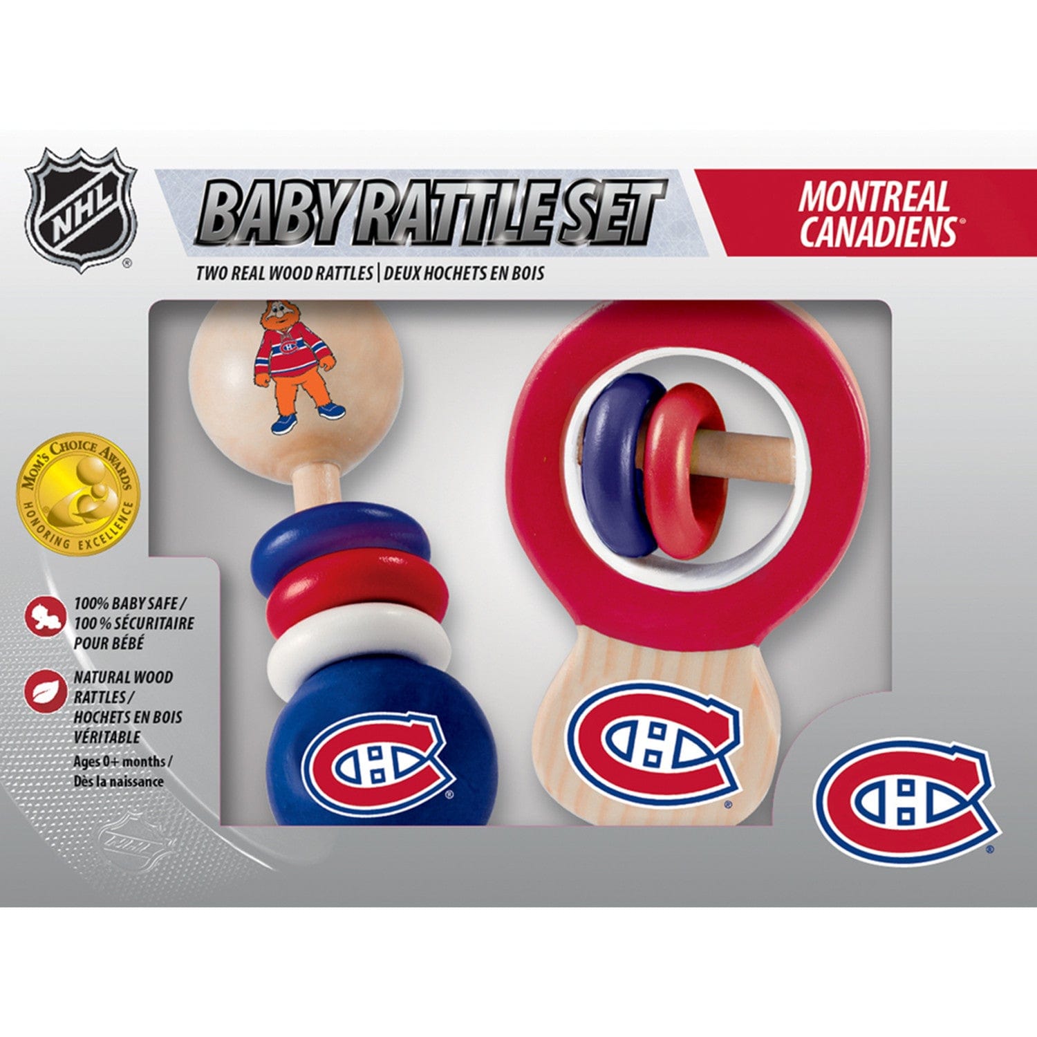 Montreal Canadiens Baby Rattles 2-Pack - Perfect for Little Fans! - Sports Gifts, Sports Memorabilia, Sports Collectibles, Fan Shop