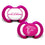 Atlanta Falcons Pink Pacifier 2-Pack - Sports Gifts, Sports Memorabilia, Sports Collectibles, Fan Shop