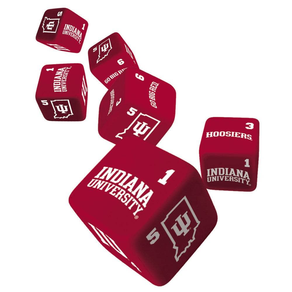 Indiana Hoosiers Dice Set - 19mm